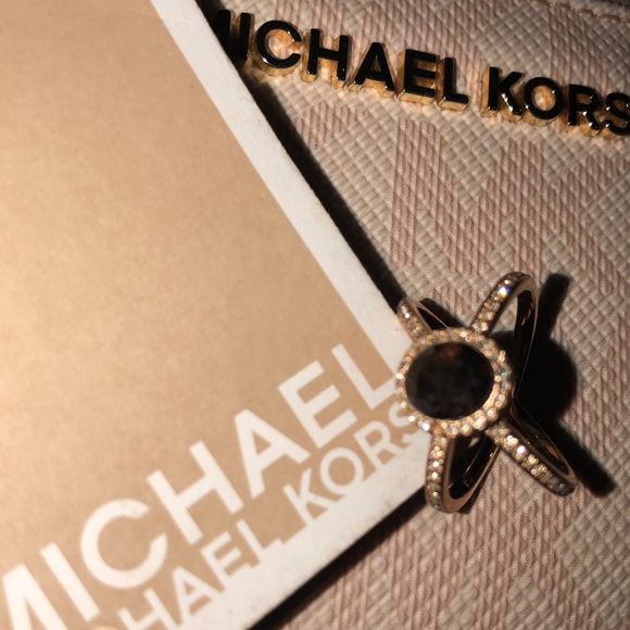 michael kors pave x ring